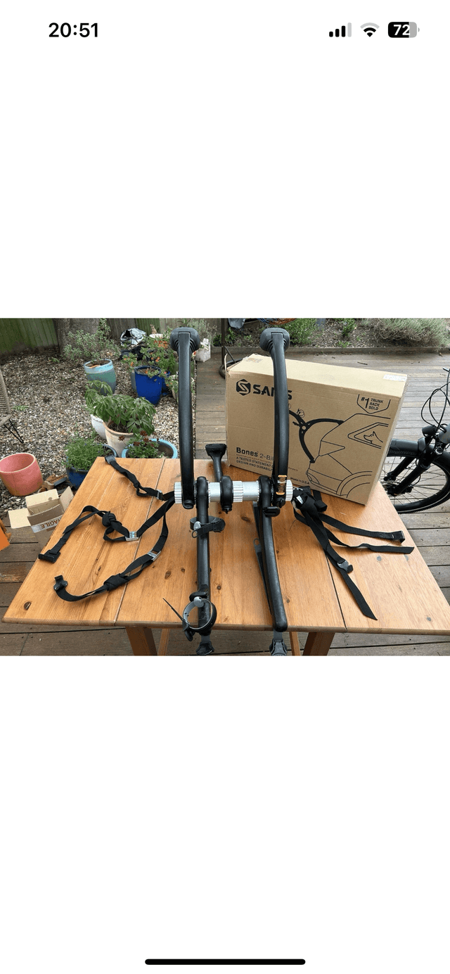 Saris bones 2 bike rack