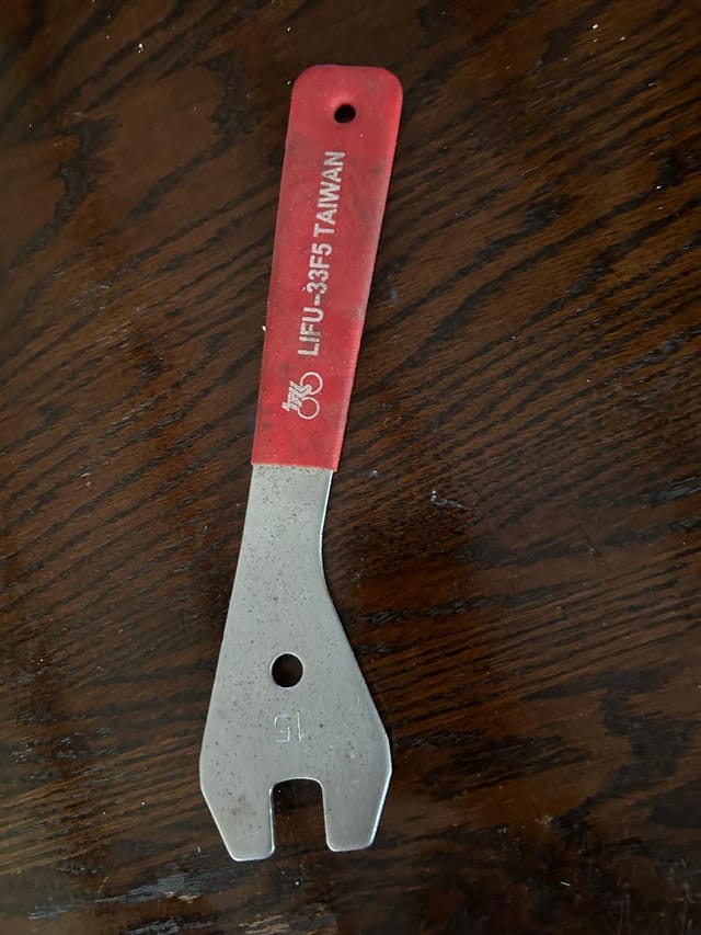 Pedal spanner