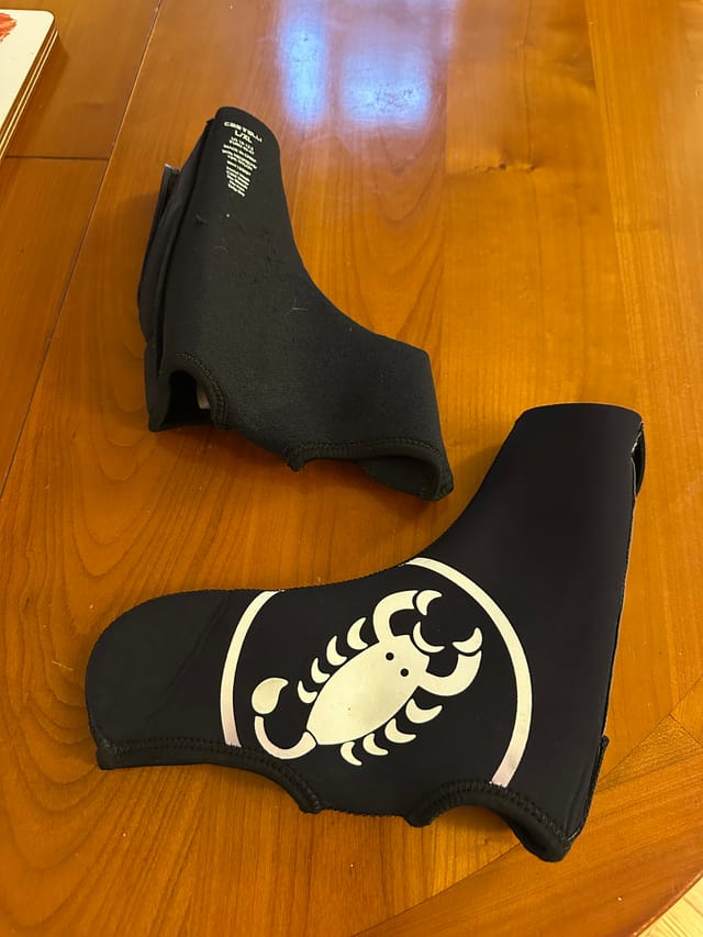 Black Castelli neoprene overshoes - perfect Santa gift!